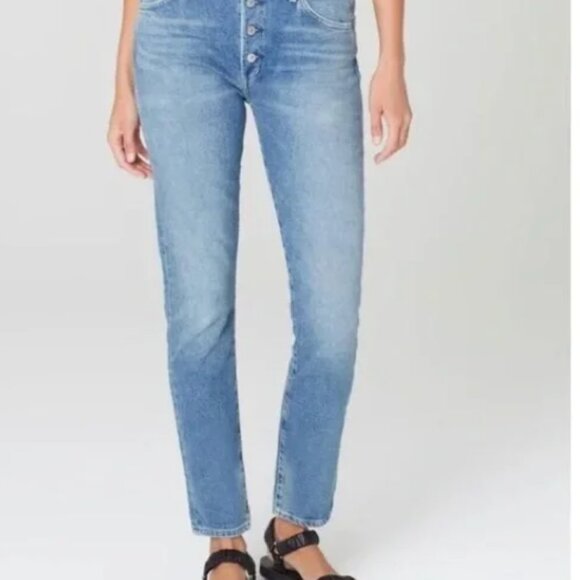 Citizens of Humanity mid-rise Skyla cigarette jeans in Caravan Size 26 - Picture 3 of 4